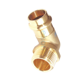 Copper Press Male Elbow